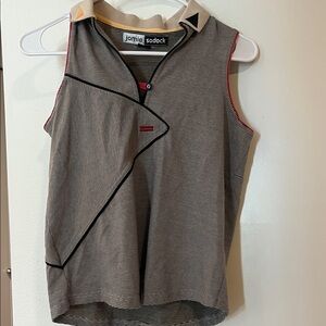 Jamie Sadock Black and White Tank Top